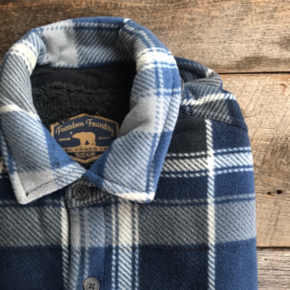 Freedom Foundry USA Other - Freedom Foundry Plush Shirt Jacket Large